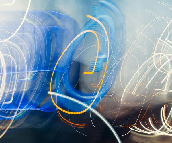 Calm abstract visualization of daily routine